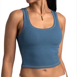 Danysu Square Neck Tank Top - XS - Set Sail